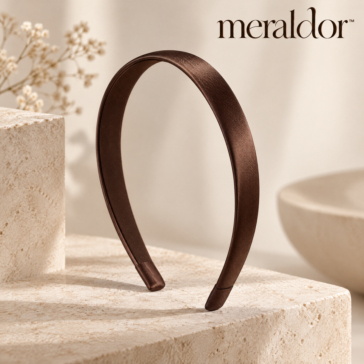Meraldor™ Chocolate Brown Headband