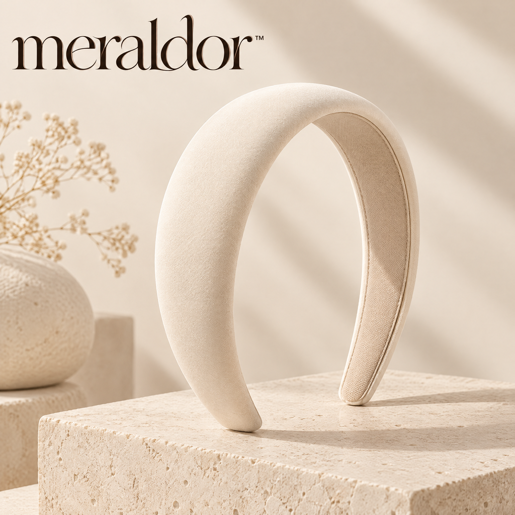 Meraldor™ Ivory Padded Headband