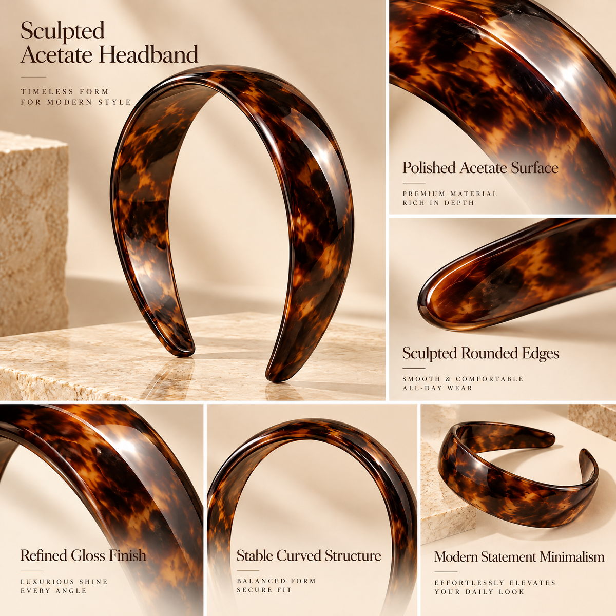 Meraldor™ Tortoiseshell Headband