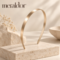 Meraldor™ Slim Gold-Tone Headband