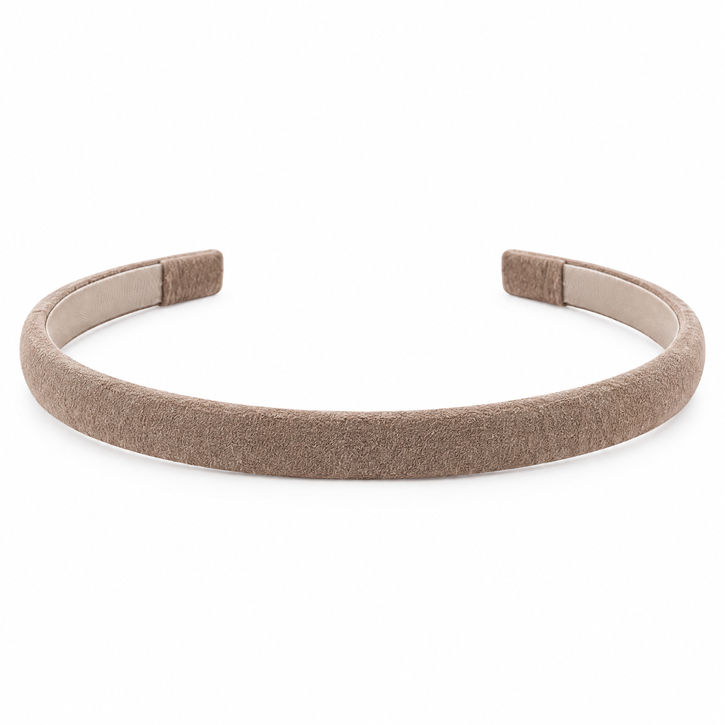 Meraldor™ Taupe Fabric Headband