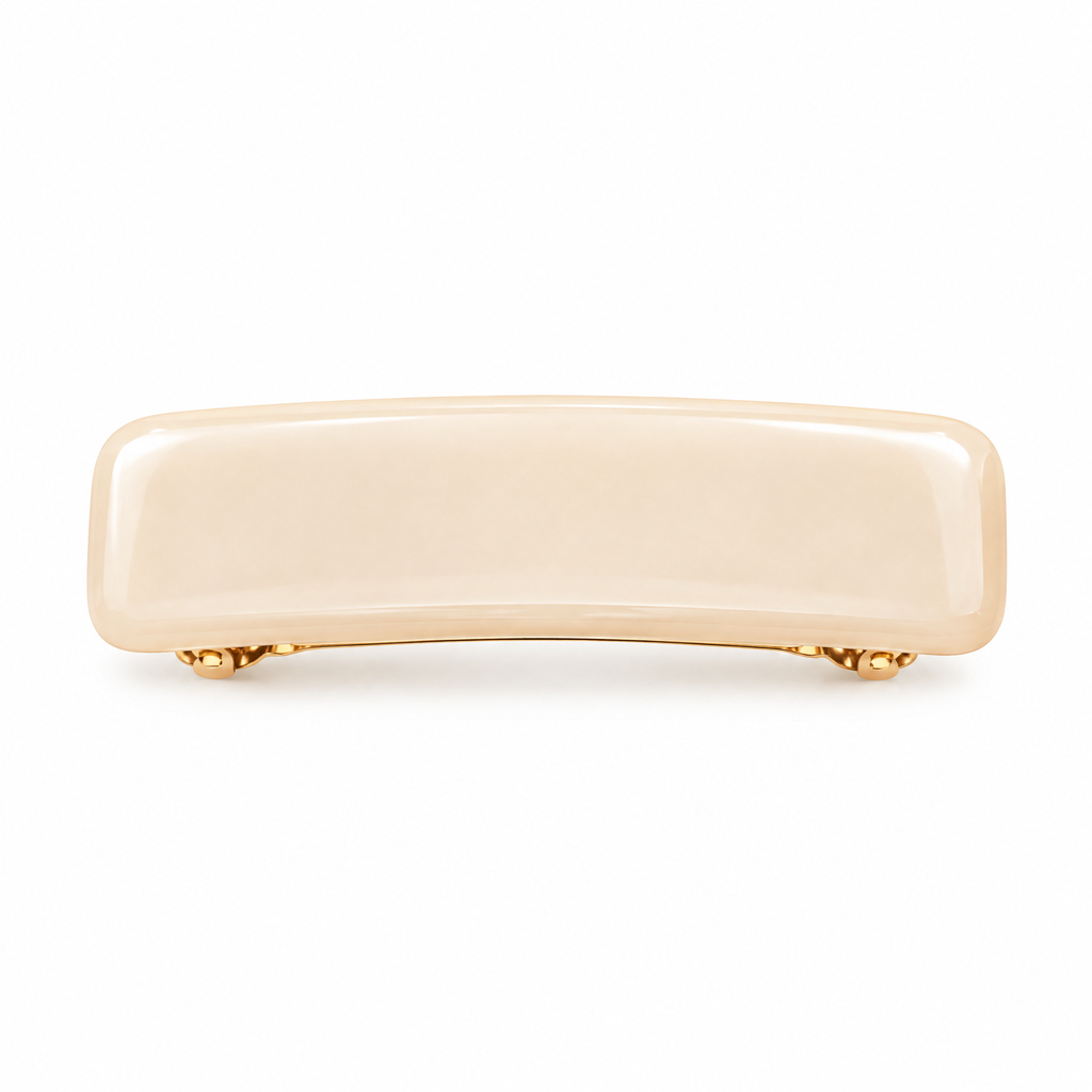 Meraldor™ Ivory Rectangular Barrette