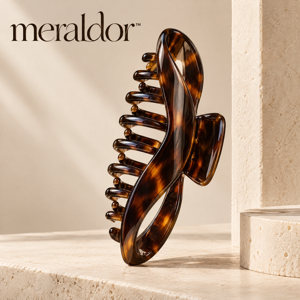 Meraldor™ Tortoiseshell Twist Claw Clip