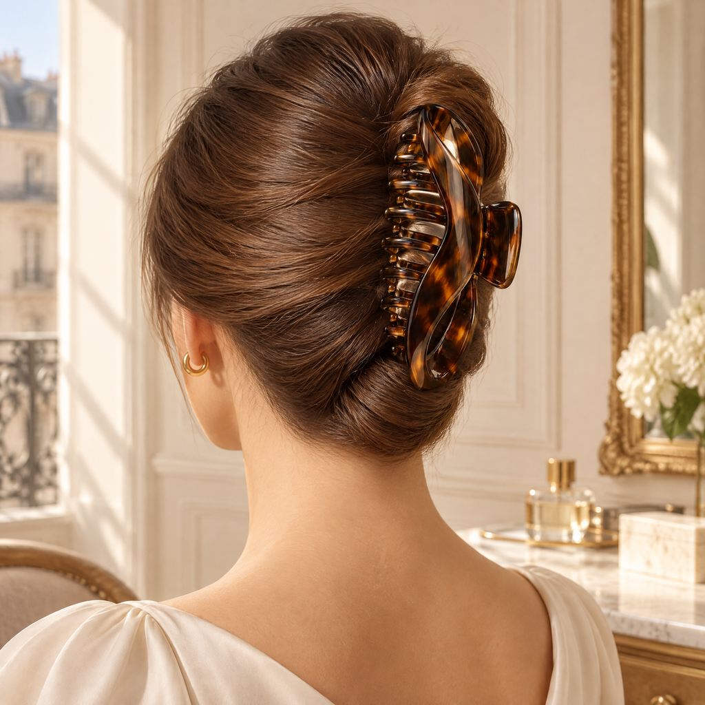 Meraldor™ Tortoiseshell Twist Claw Clip