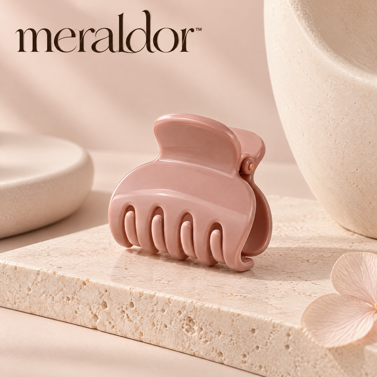 Meraldor™ Blush Pink Mini Claw Clip