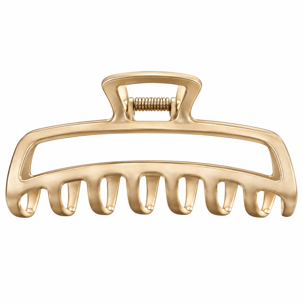 Meraldor™ Gold-Tone Open-Frame Claw Clip